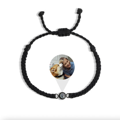 Gepersonaliseerde cirkelfoto-armband